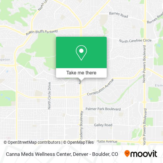 Mapa de Canna Meds Wellness Center