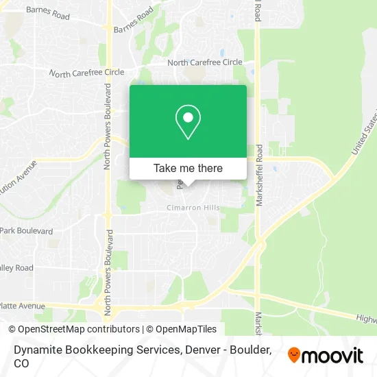 Dynamite Bookkeeping Services map