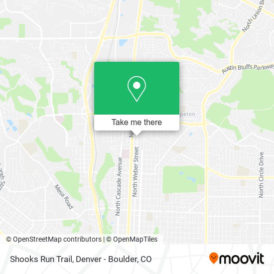 Shooks Run Trail map