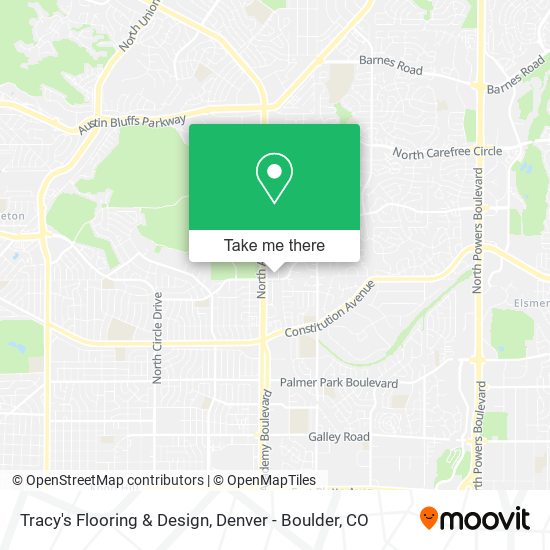 Mapa de Tracy's Flooring & Design