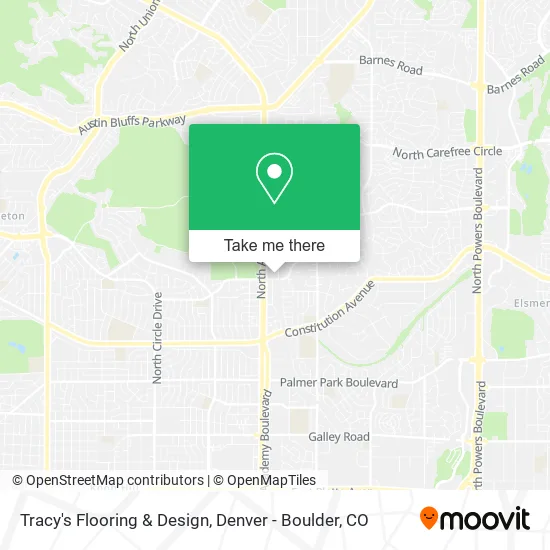 Tracy's Flooring & Design map