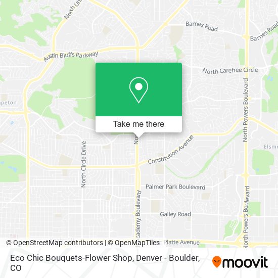 Mapa de Eco Chic Bouquets-Flower Shop
