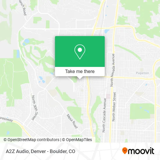 A2Z Audio map