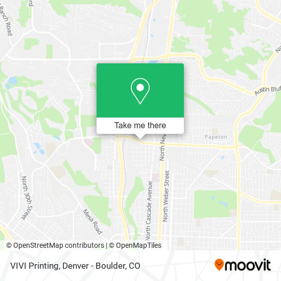 Mapa de VIVI Printing