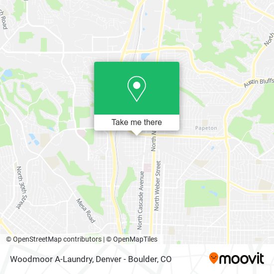 Mapa de Woodmoor A-Laundry