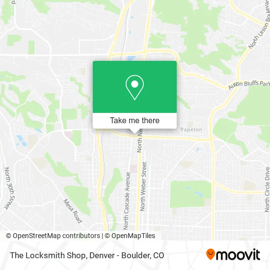 The Locksmith Shop map