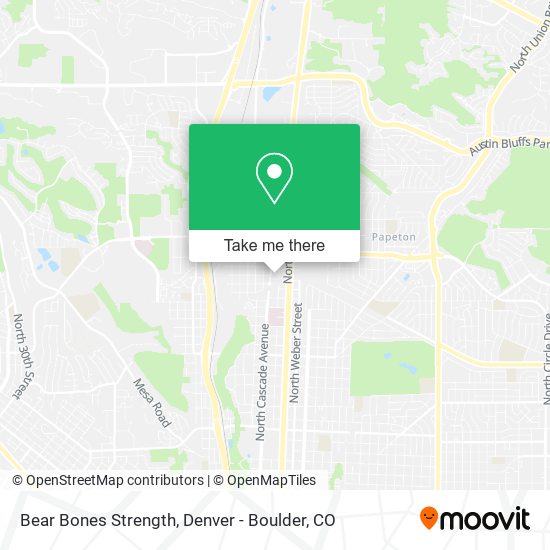 Bear Bones Strength map