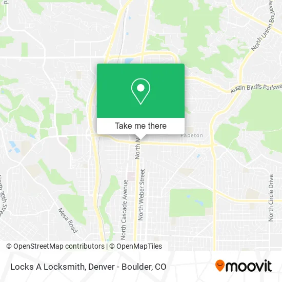 Locks A Locksmith map