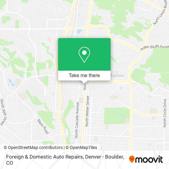 Foreign & Domestic Auto Repairs map