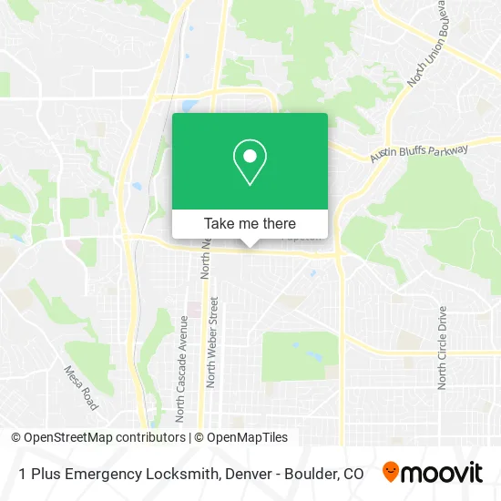 1 Plus Emergency Locksmith map