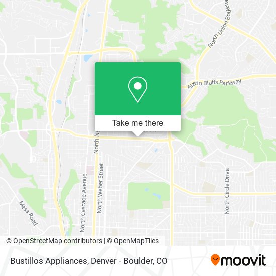 Bustillos Appliances map