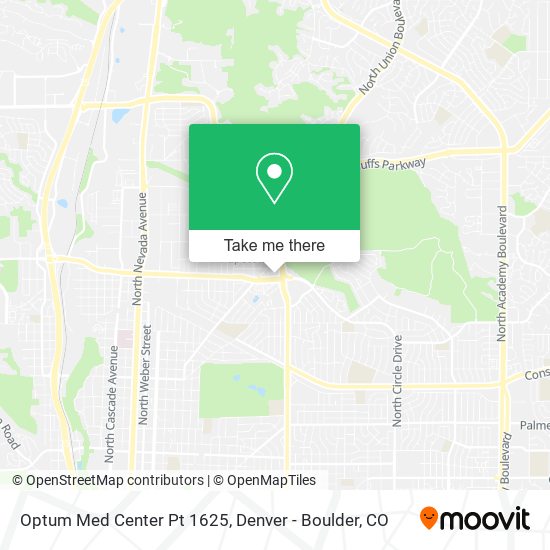 Optum Med Center Pt 1625 map