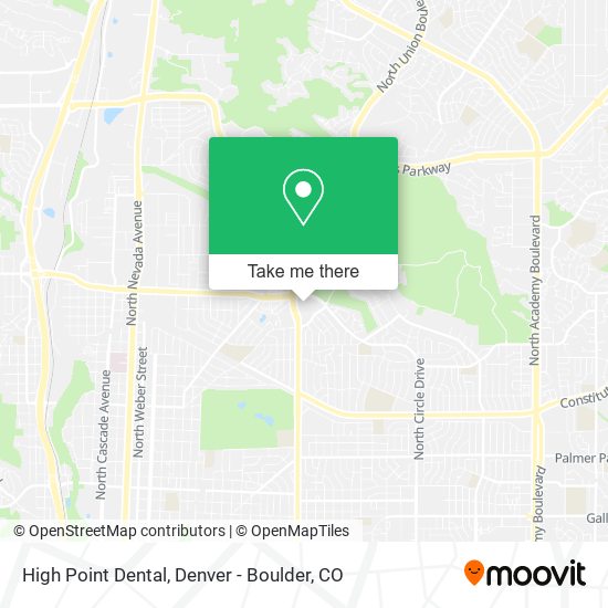 High Point Dental map