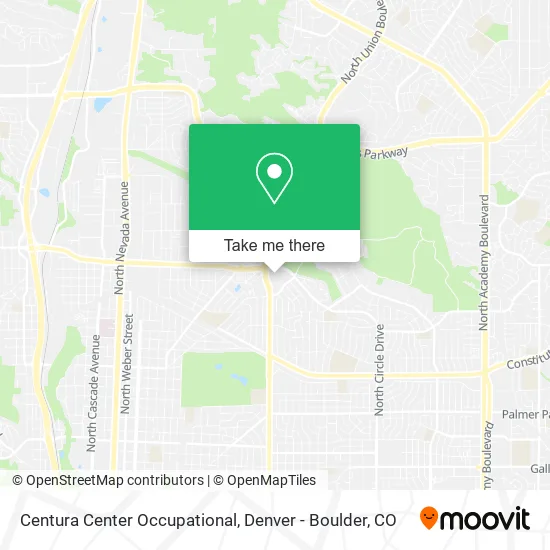 Mapa de Centura Center Occupational