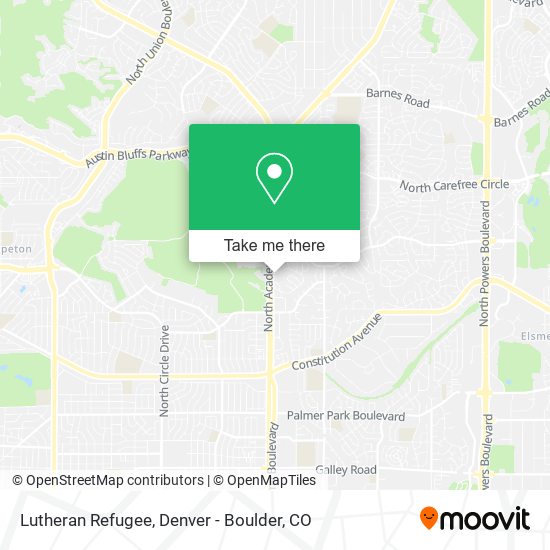 Mapa de Lutheran Refugee