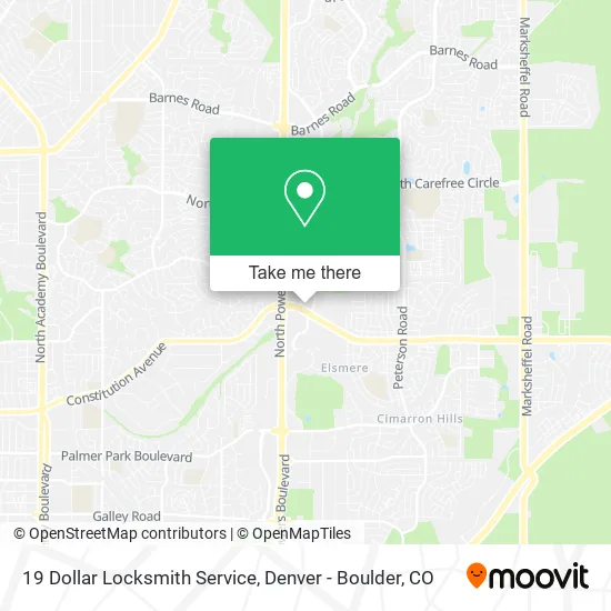 19 Dollar Locksmith Service map