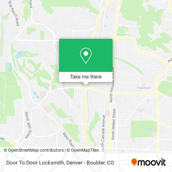 Door To Door Locksmith map