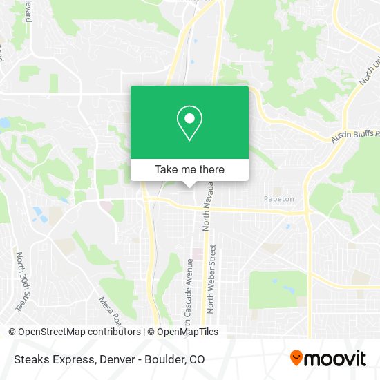 Mapa de Steaks Express