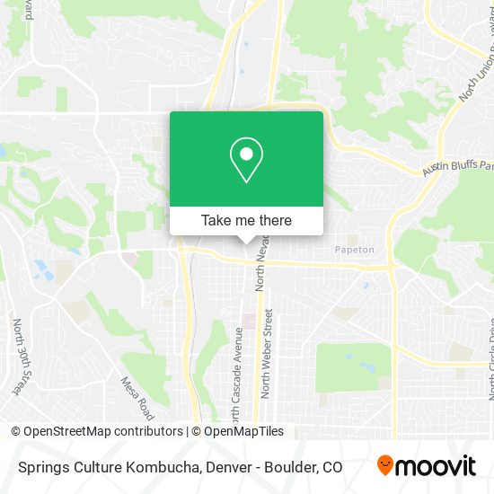 Springs Culture Kombucha map