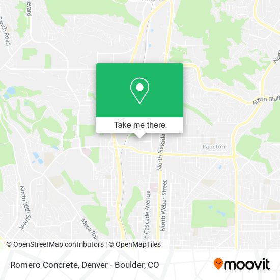 Romero Concrete map