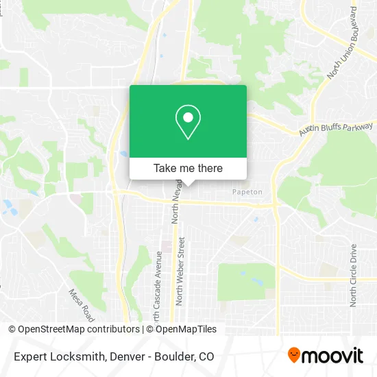 Expert Locksmith map