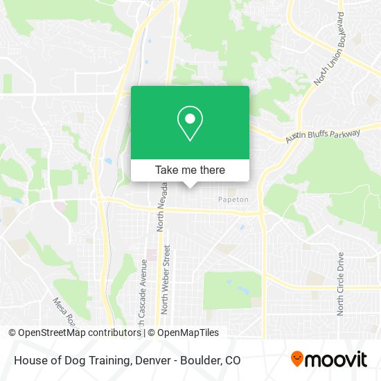 Mapa de House of Dog Training