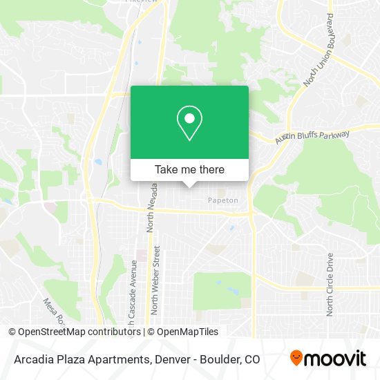 Arcadia Plaza Apartments map