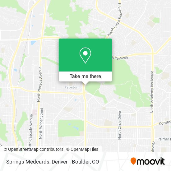 Springs Medcards map