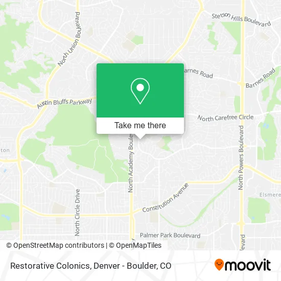 Restorative Colonics map