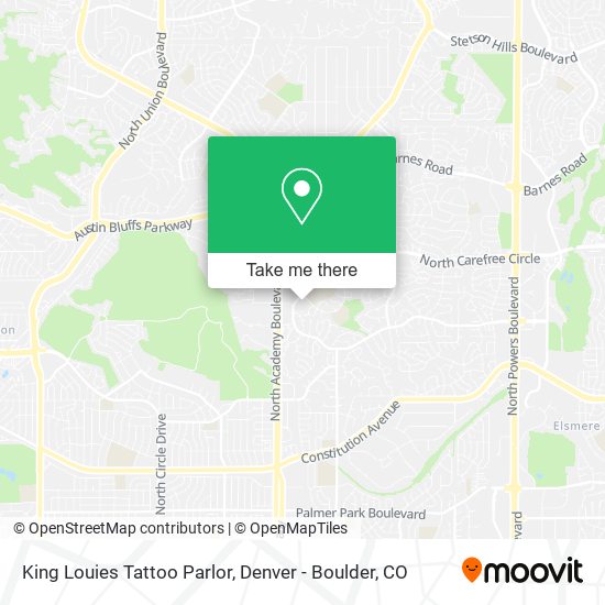 Mapa de King Louies Tattoo Parlor