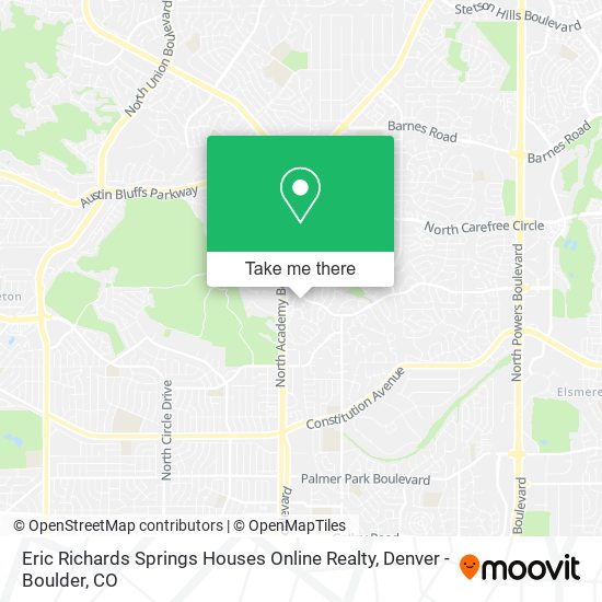 Eric Richards Springs Houses Online Realty map