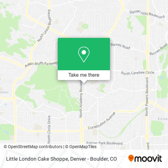Little London Cake Shoppe map