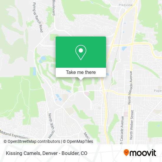 Kissing Camels map