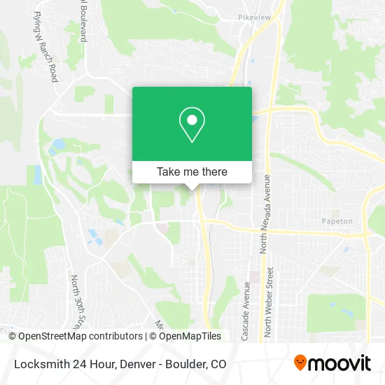 Locksmith 24 Hour map