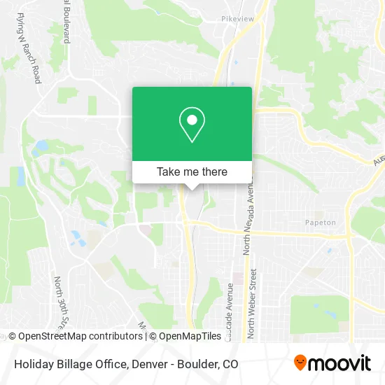 Holiday Billage Office map