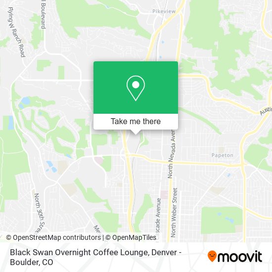 Black Swan Overnight Coffee Lounge map