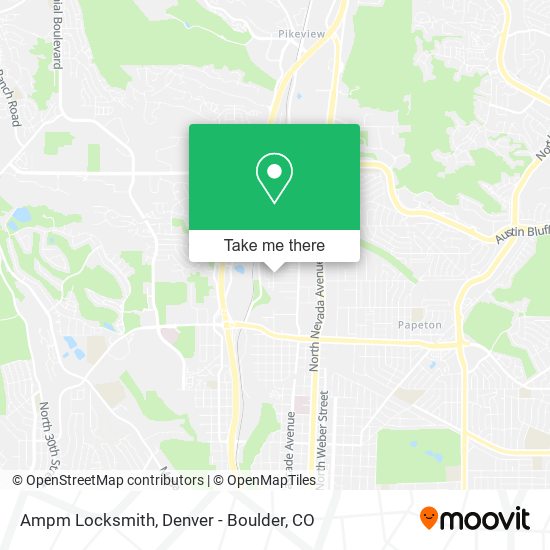 Ampm Locksmith map