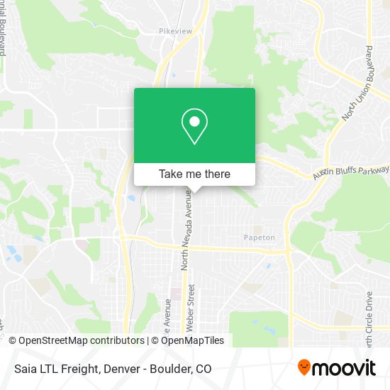 Saia LTL Freight map