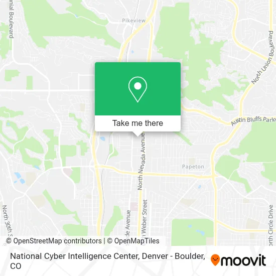 National Cyber Intelligence Center map
