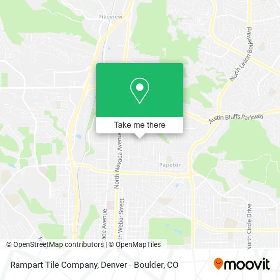 Mapa de Rampart Tile Company