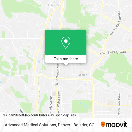 Advanced Medical Solutions map