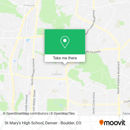 St Mary's High School map