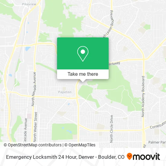 Emergency Locksmith 24 Hour map