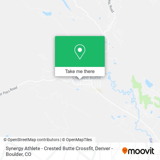 Mapa de Synergy Athlete - Crested Butte Crossfit
