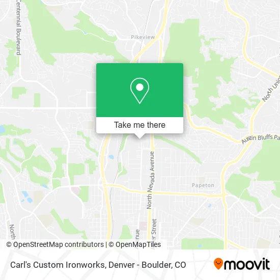 Carl's Custom Ironworks map