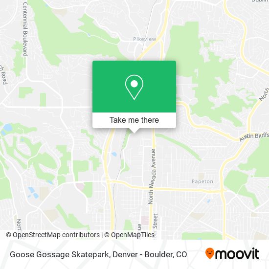 Goose Gossage Skatepark map