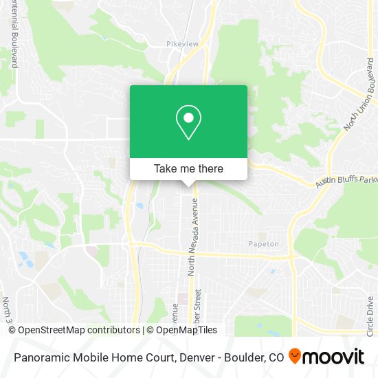Panoramic Mobile Home Court map