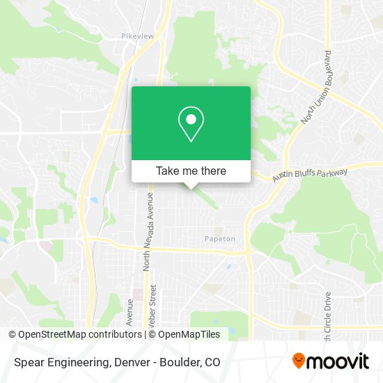 Spear Engineering map