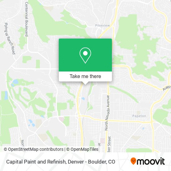 Mapa de Capital Paint and Refinish