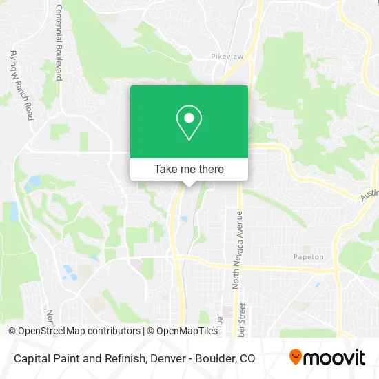 Capital Paint and Refinish map